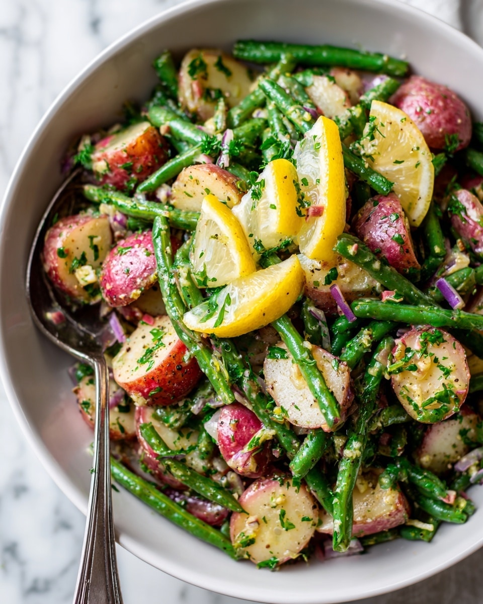 French-Style Potato and Green Bean Salad Recipe - Recipe Image