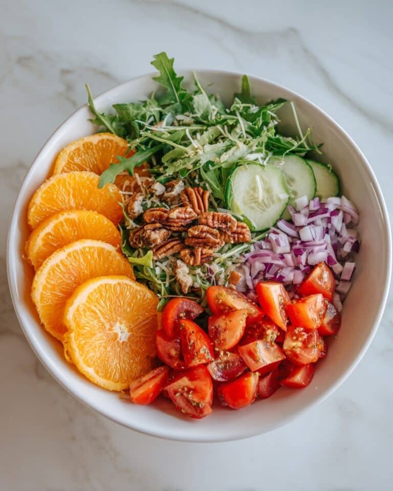 Citrus Arugula Salad with Goat Cheese and Toasted Nuts Recipe