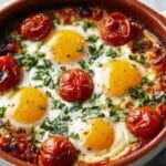 Mediterranean Baked Feta Eggs Recipe