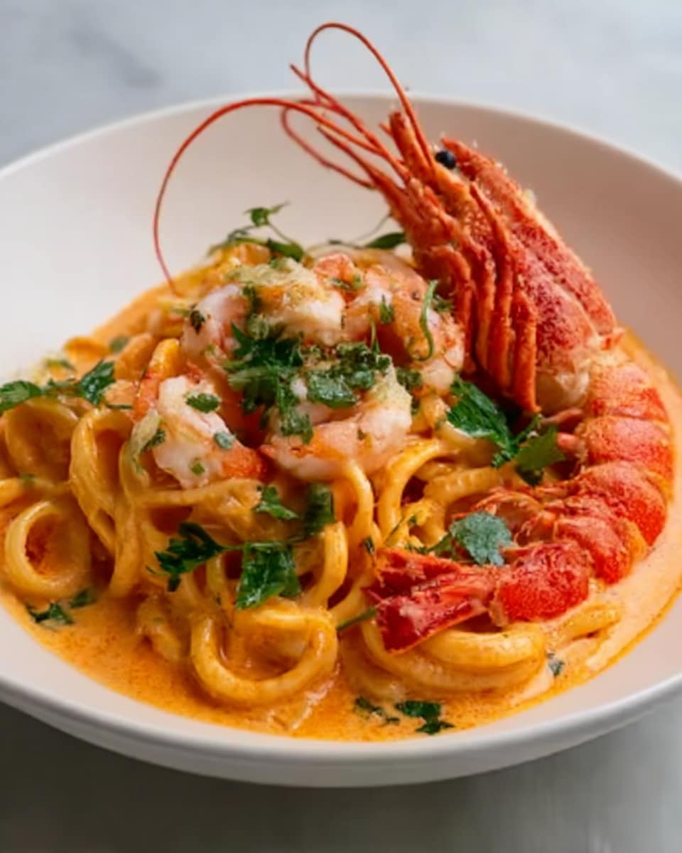 Creamy Lobster Curry Pasta: An Amazing Ultimate Recipe - Recipe Image