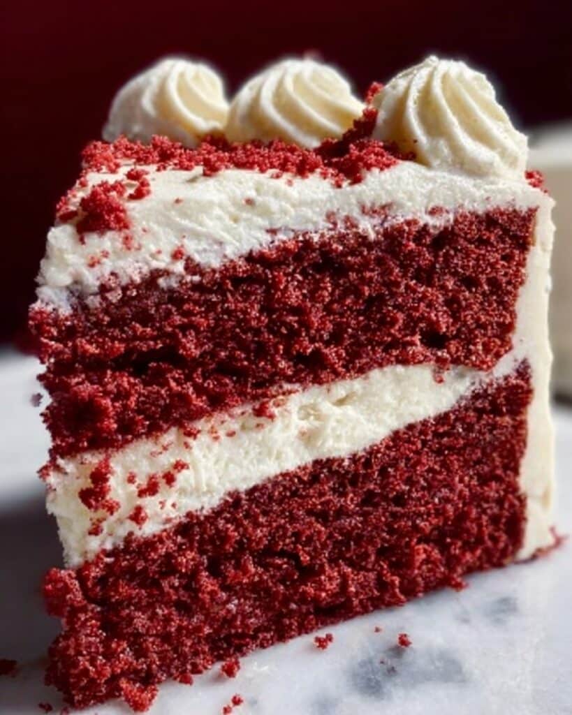 Red Velvet Cake with Cream Cheese Frosting Recipe