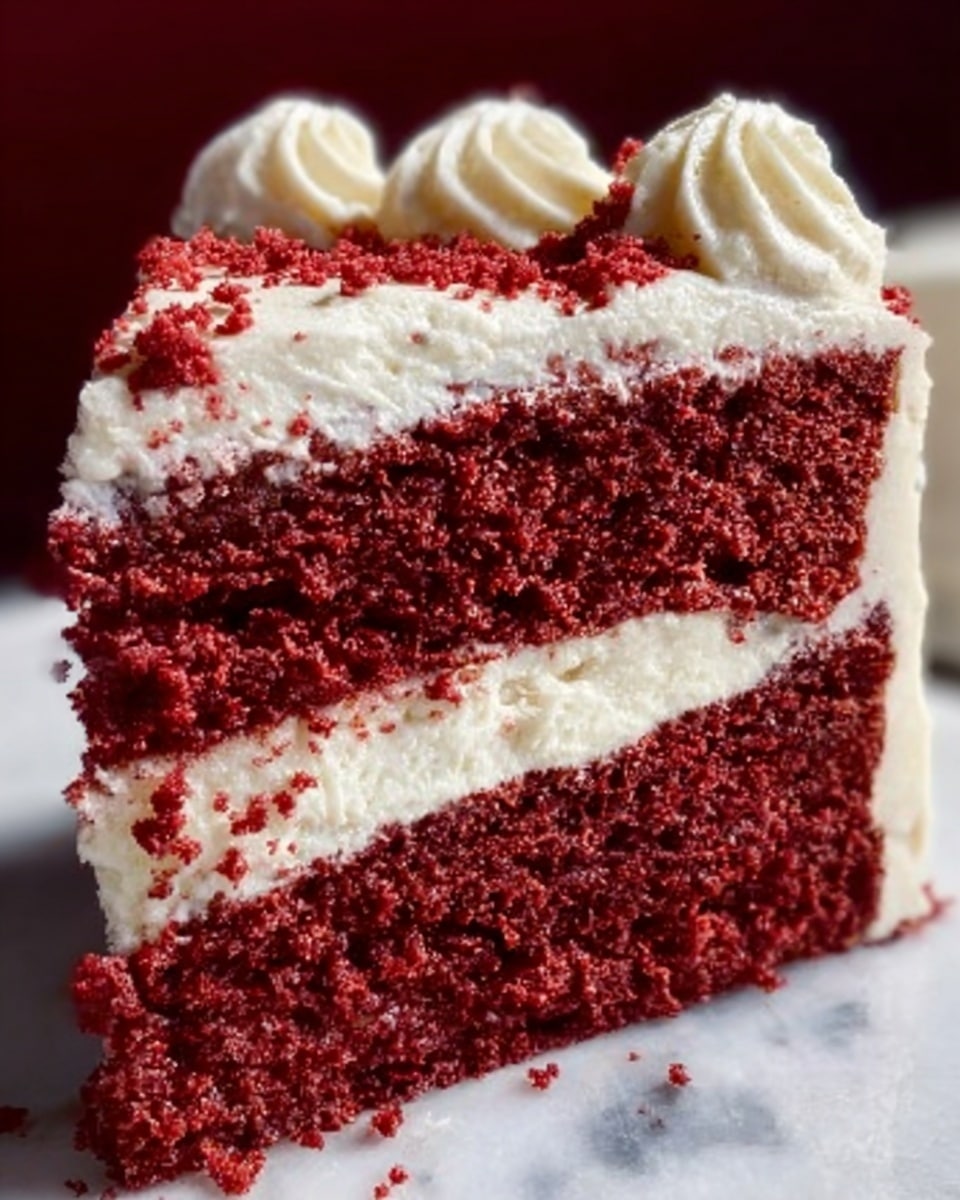 Red Velvet Cake with Cream Cheese Frosting Recipe