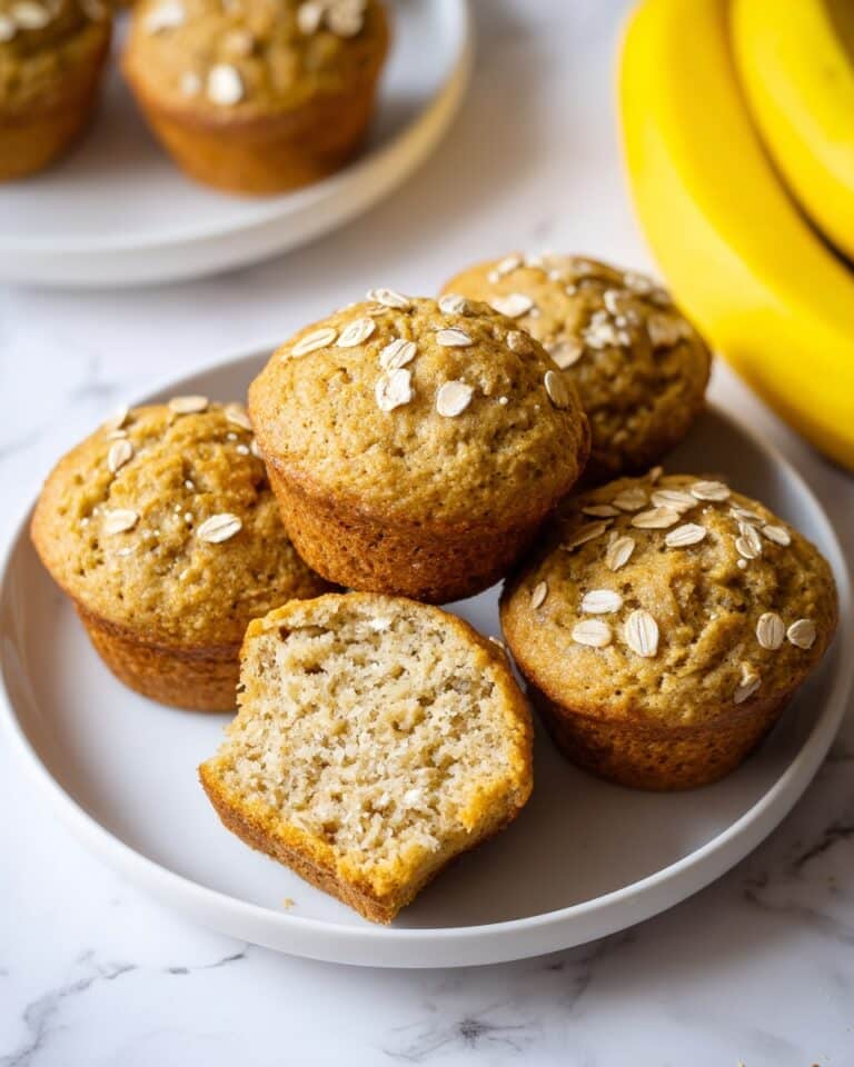 Healthy Banana Oat Muffins Recipe