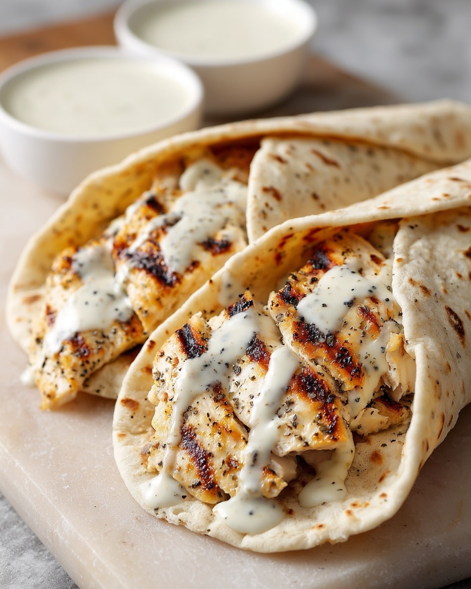 Greek Chicken Gyros Recipe - Recipe Image
