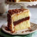 Coffee Cake with Cinnamon Swirl and Crumble Topping Recipe