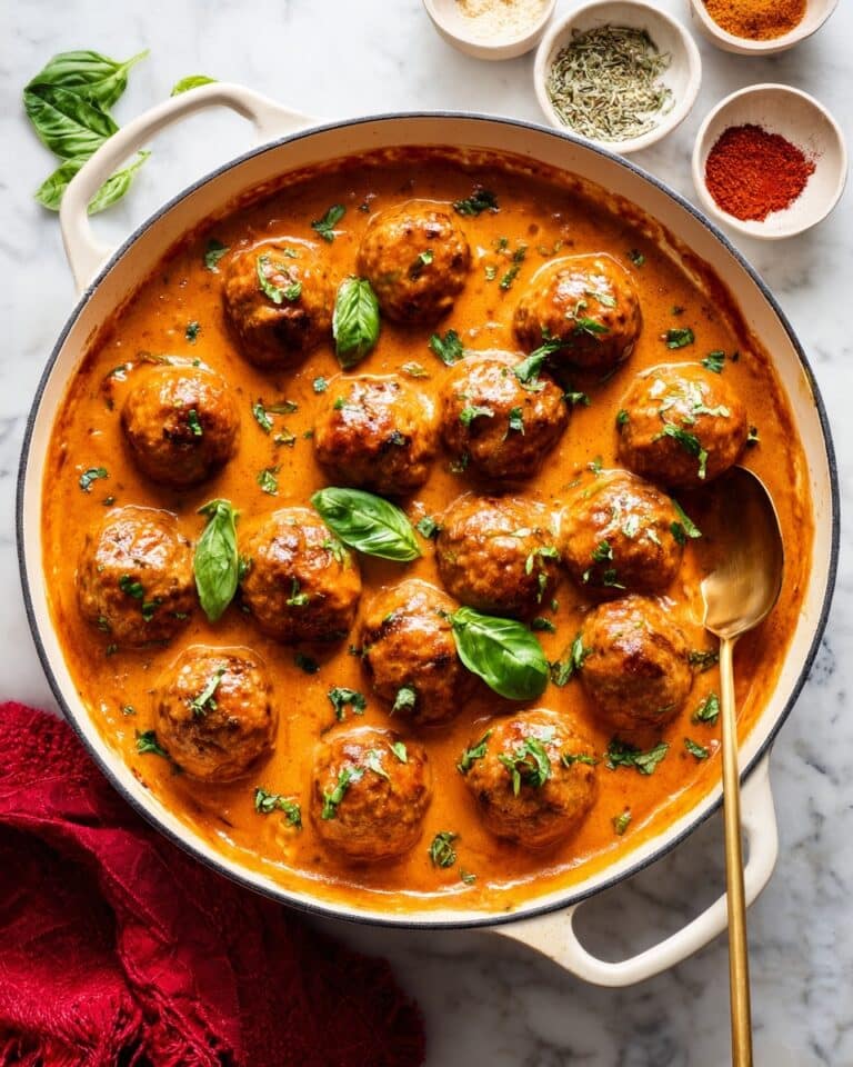 Creamy Marry Me Chicken Meatballs Recipe