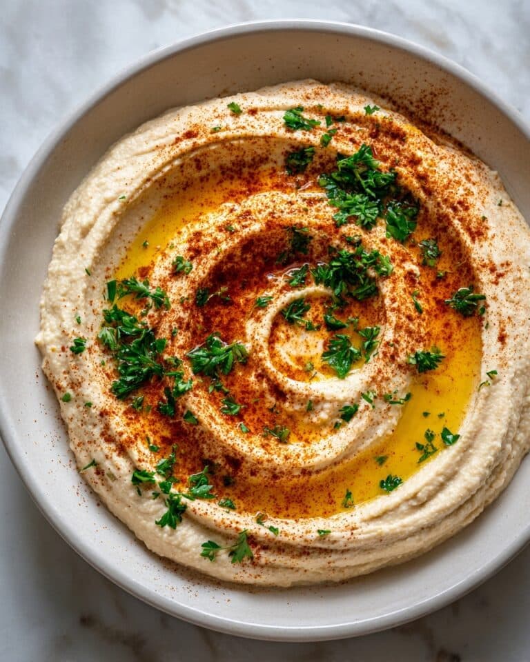 Creamy Homemade Hummus with Tahini and Lemon Recipe