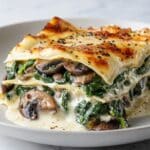 Mushroom and Spinach Lasagna Recipe