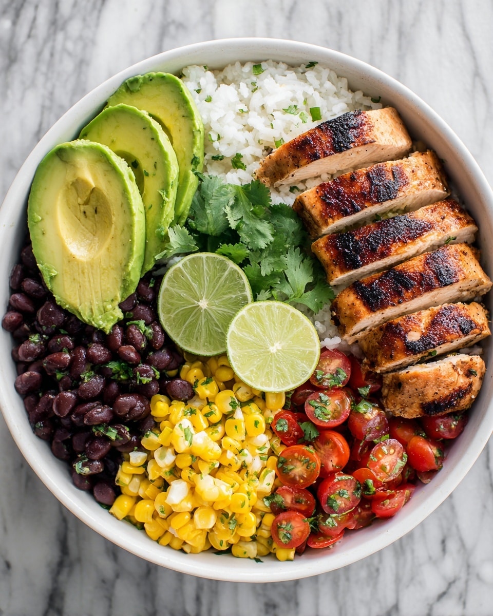 Honey Chipotle Chicken Rice Bowls Recipe