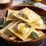 Vegan Lemon Ricotta Ravioli Recipe