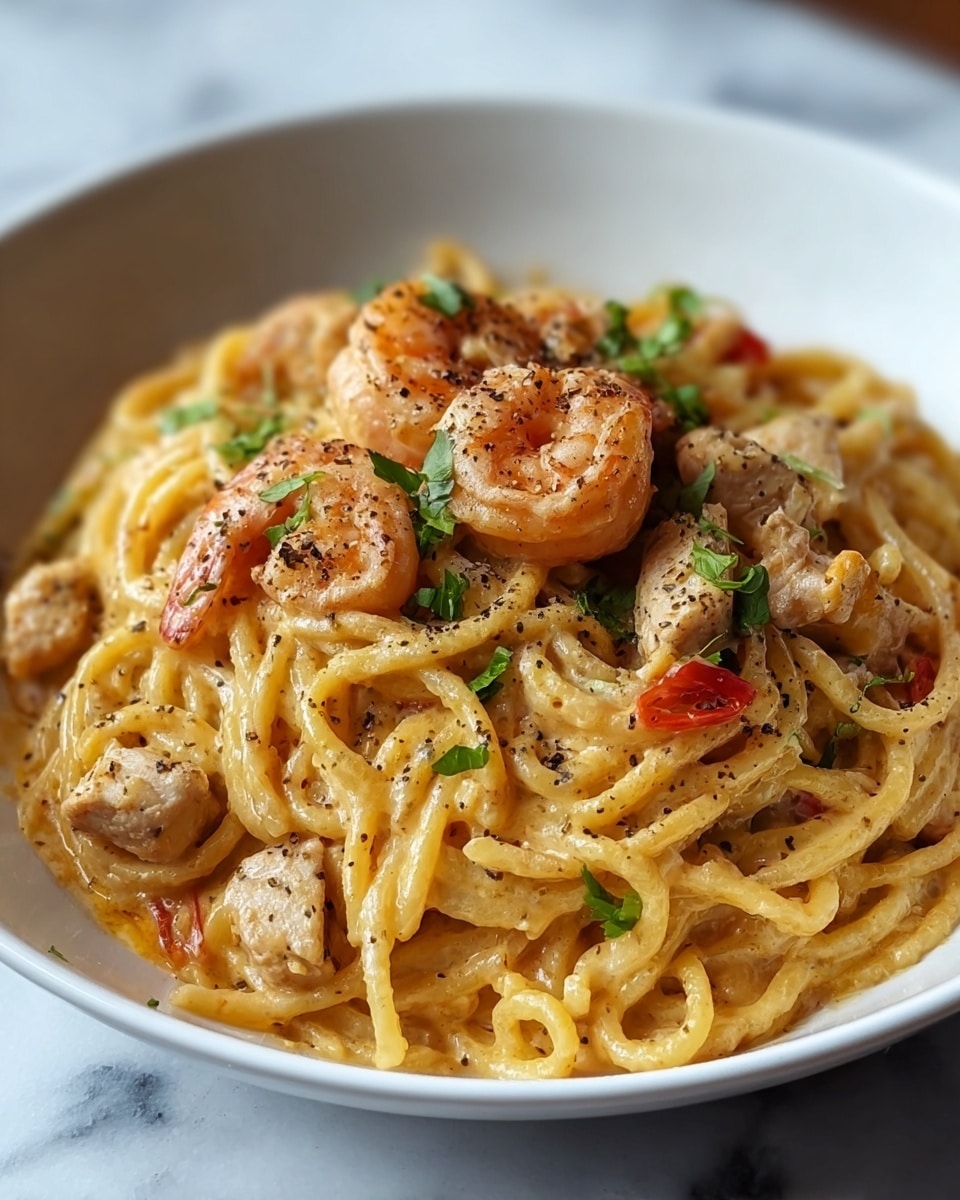 Cajun Chicken and Shrimp Pasta Recipe 5 Cajun Chicken and Shrimp Pasta Recipe - Recipe Image