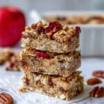 Apple Cinnamon Granola Bars Recipe