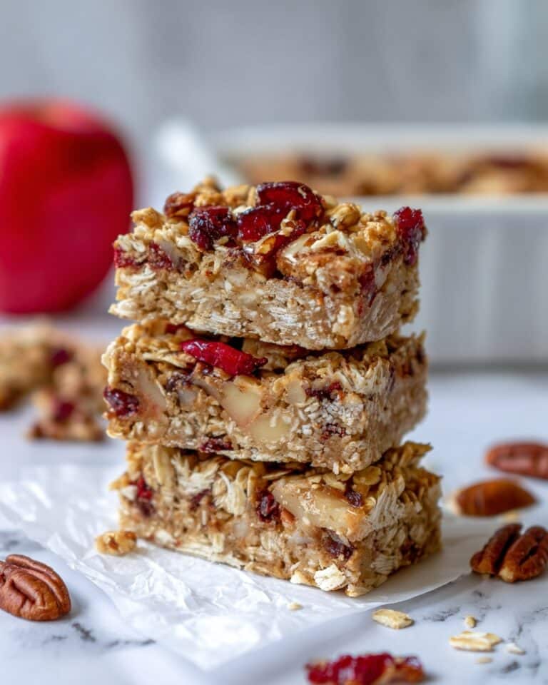 Apple Cinnamon Granola Bars Recipe