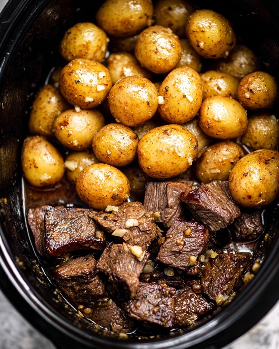 Slow Cooker Garlic Butter Beef Bites Recipe 5 Slow Cooker Garlic Butter Beef Bites Recipe - Recipe Image