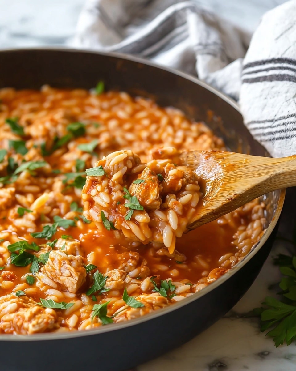 Creamy Tomato Orzo with Chicken Recipe 5 Creamy Tomato Orzo with Chicken Recipe - Recipe Image
