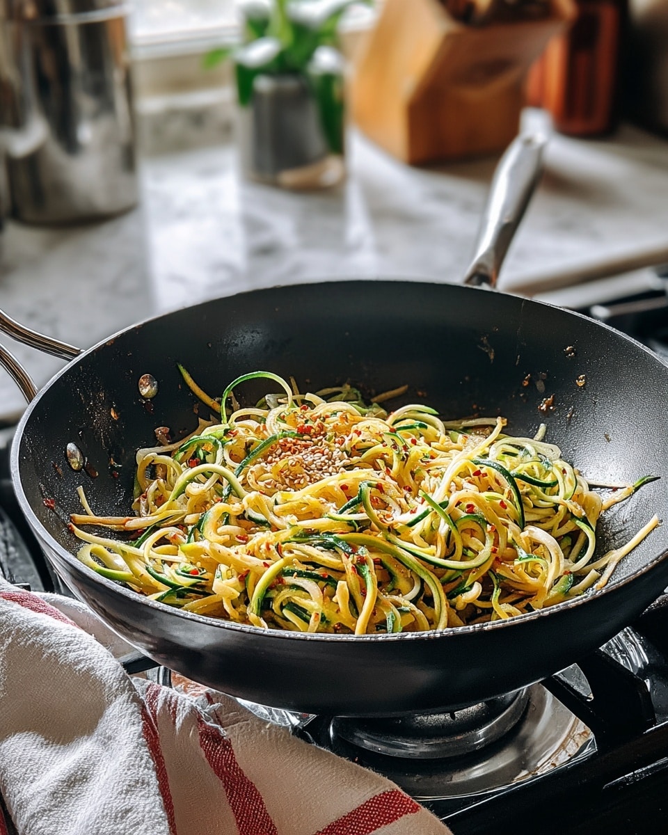 Zucchini Noodle Stir Fry Recipe - Recipe Image