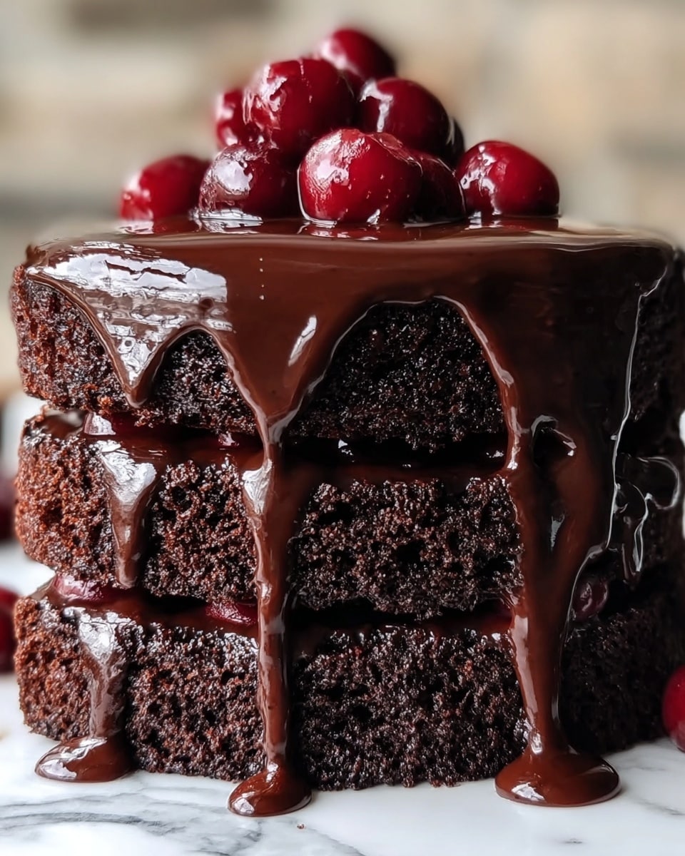 Chocolate Cherry Dr Pepper Cake Recipe - Recipe Image