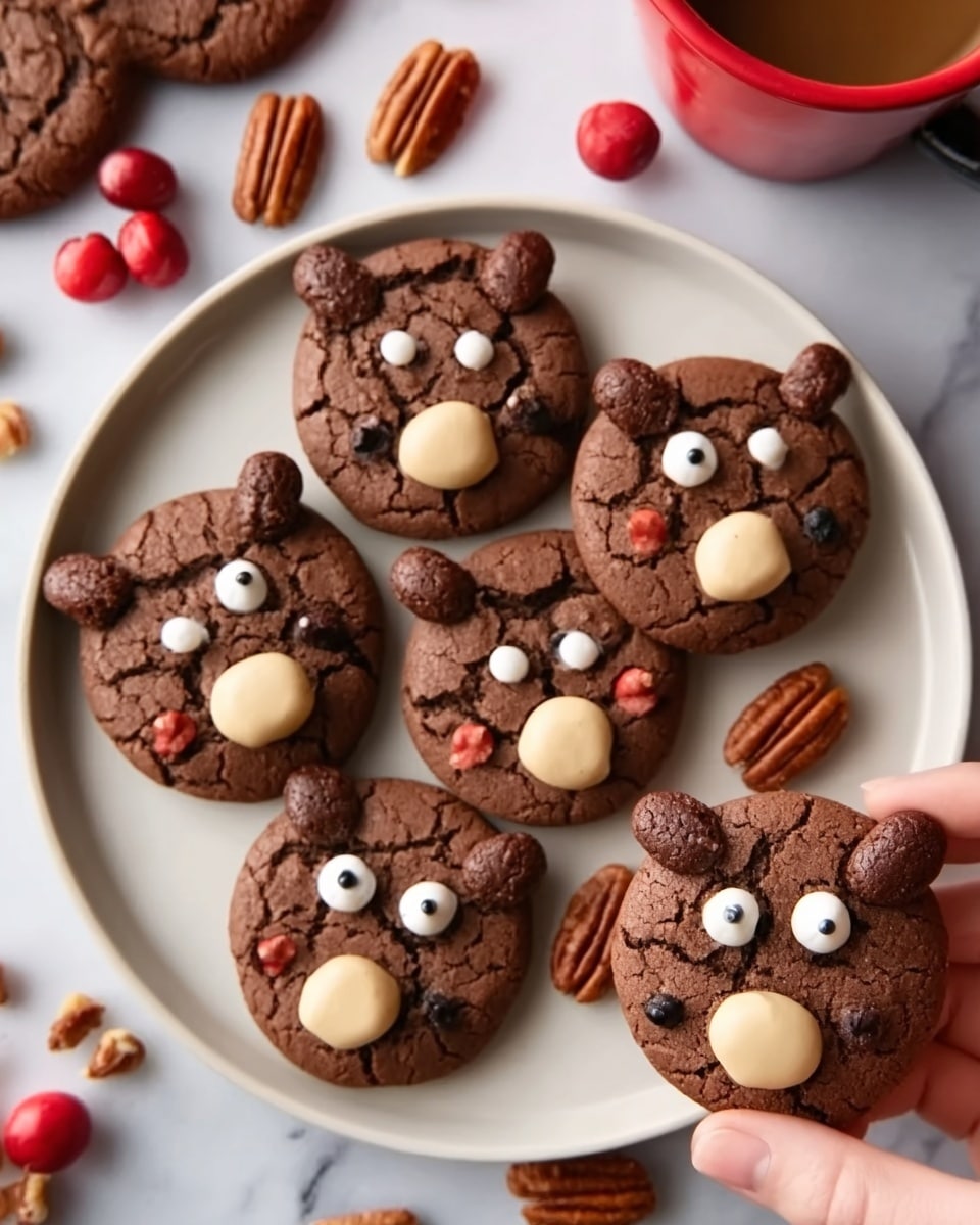 Chocolate Peanut Butter Reindeer Cookies Recipe - Recipe Image