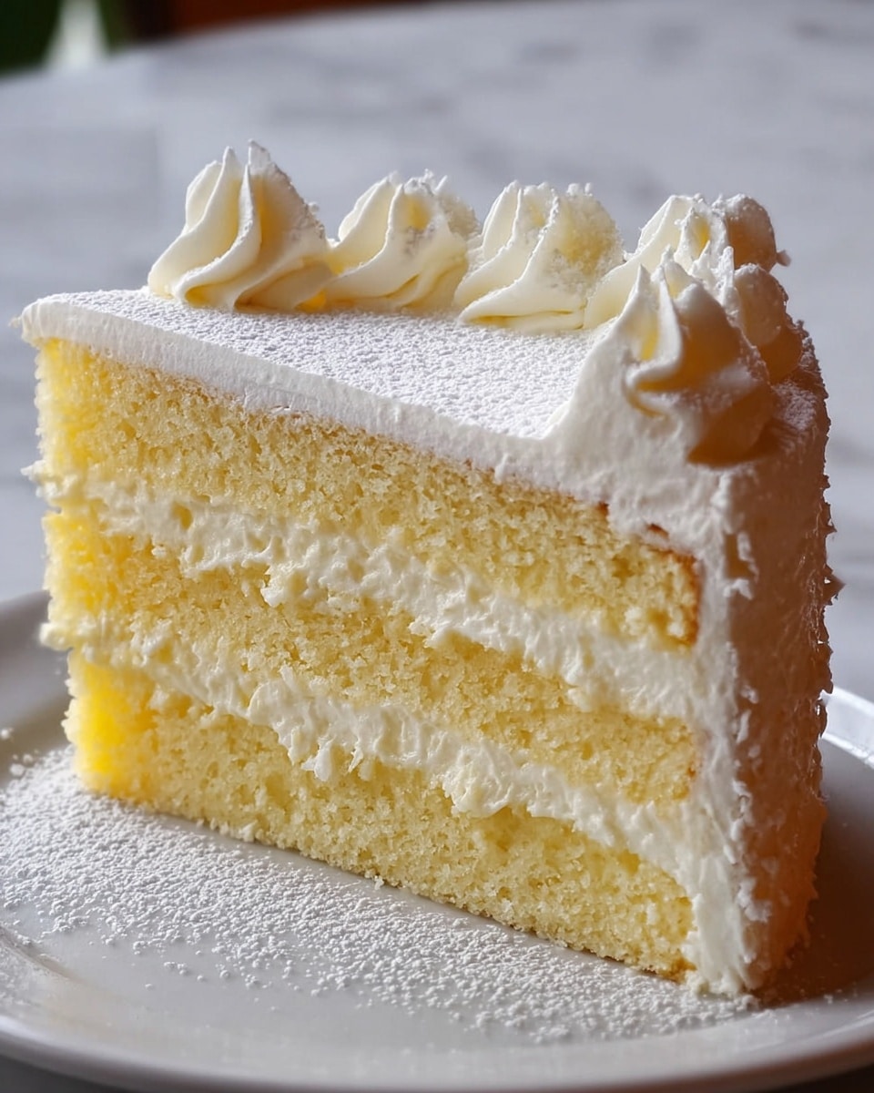 Italian Lemon Cream Cake Recipe - Recipe Image