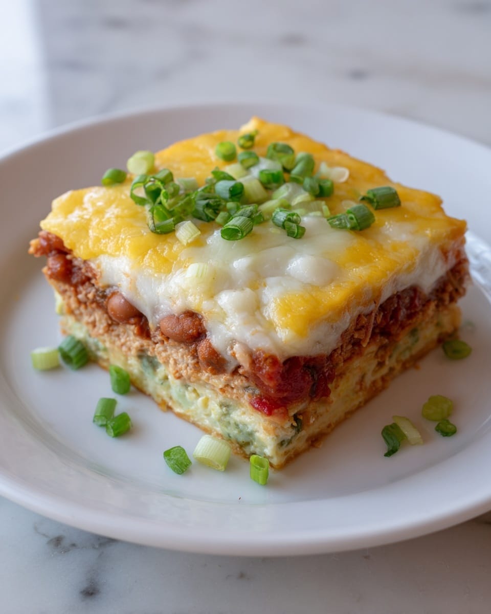 Healthy Chicken Taco Casserole Recipe - Recipe Image