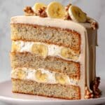 Heavenly Banana Walnut Cream Cake Recipe
