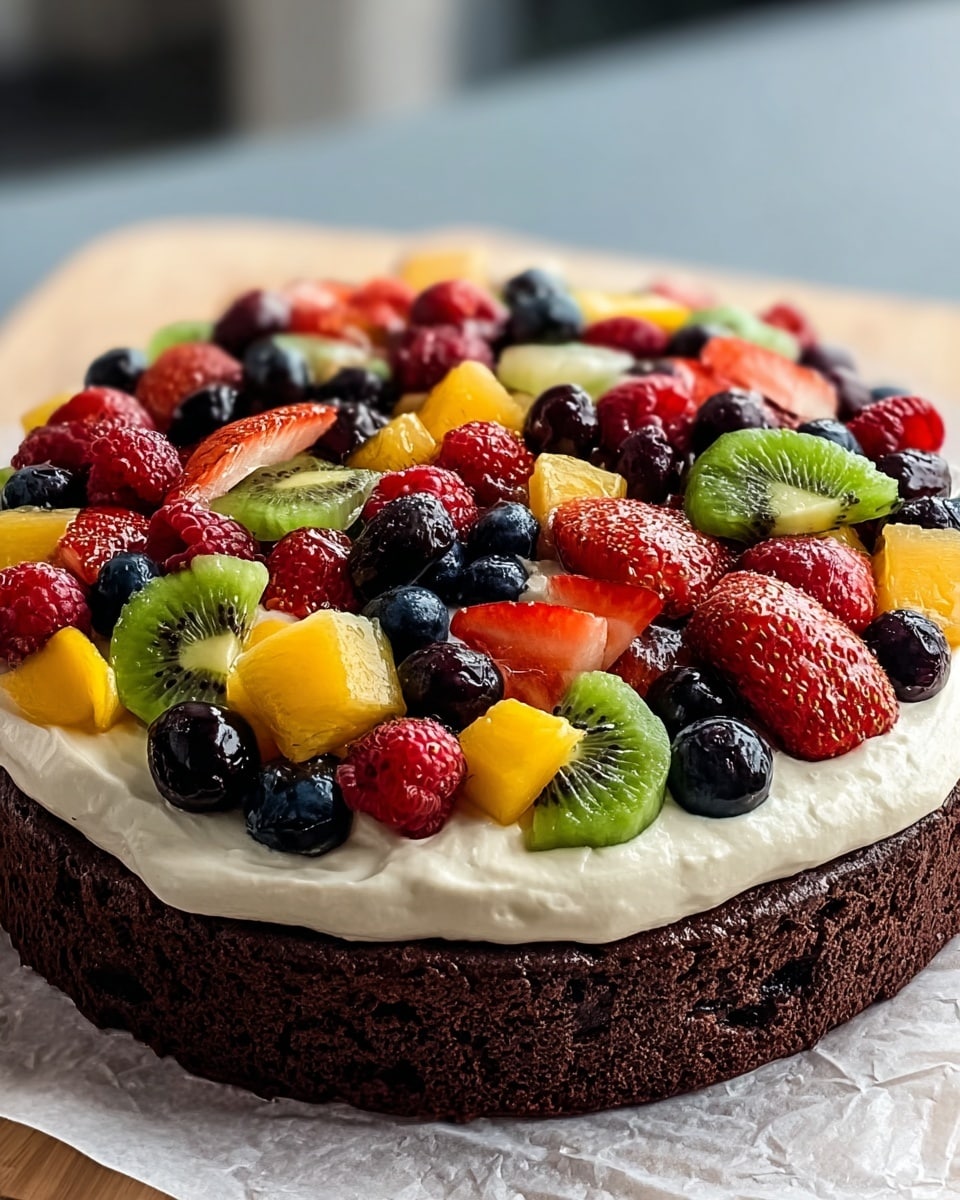 Brownie Fruit Pizza Recipe 5 Brownie Fruit Pizza Recipe - Recipe Image