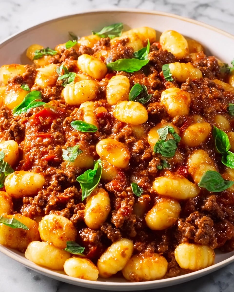 Gnocchi Bolognese Recipe - Recipe Image
