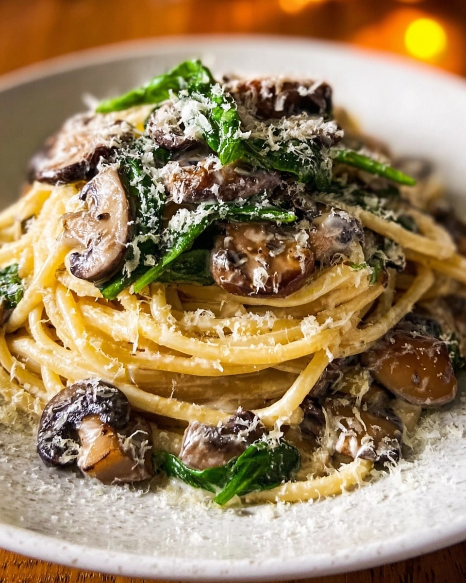Creamy Mushroom Pasta Recipe - Recipe Image