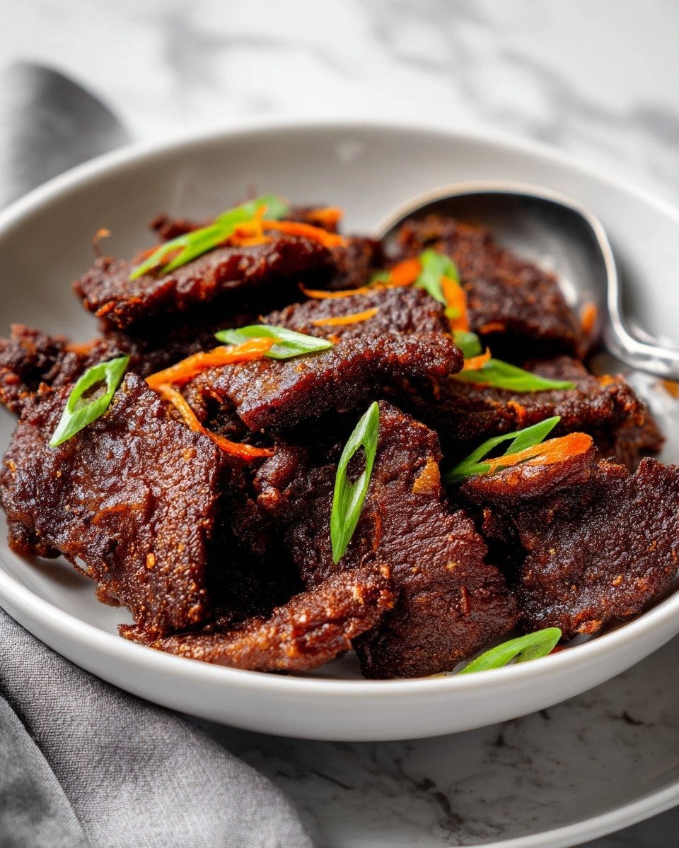 Crispy Fried Garlic Beef Recipe - Recipe Image