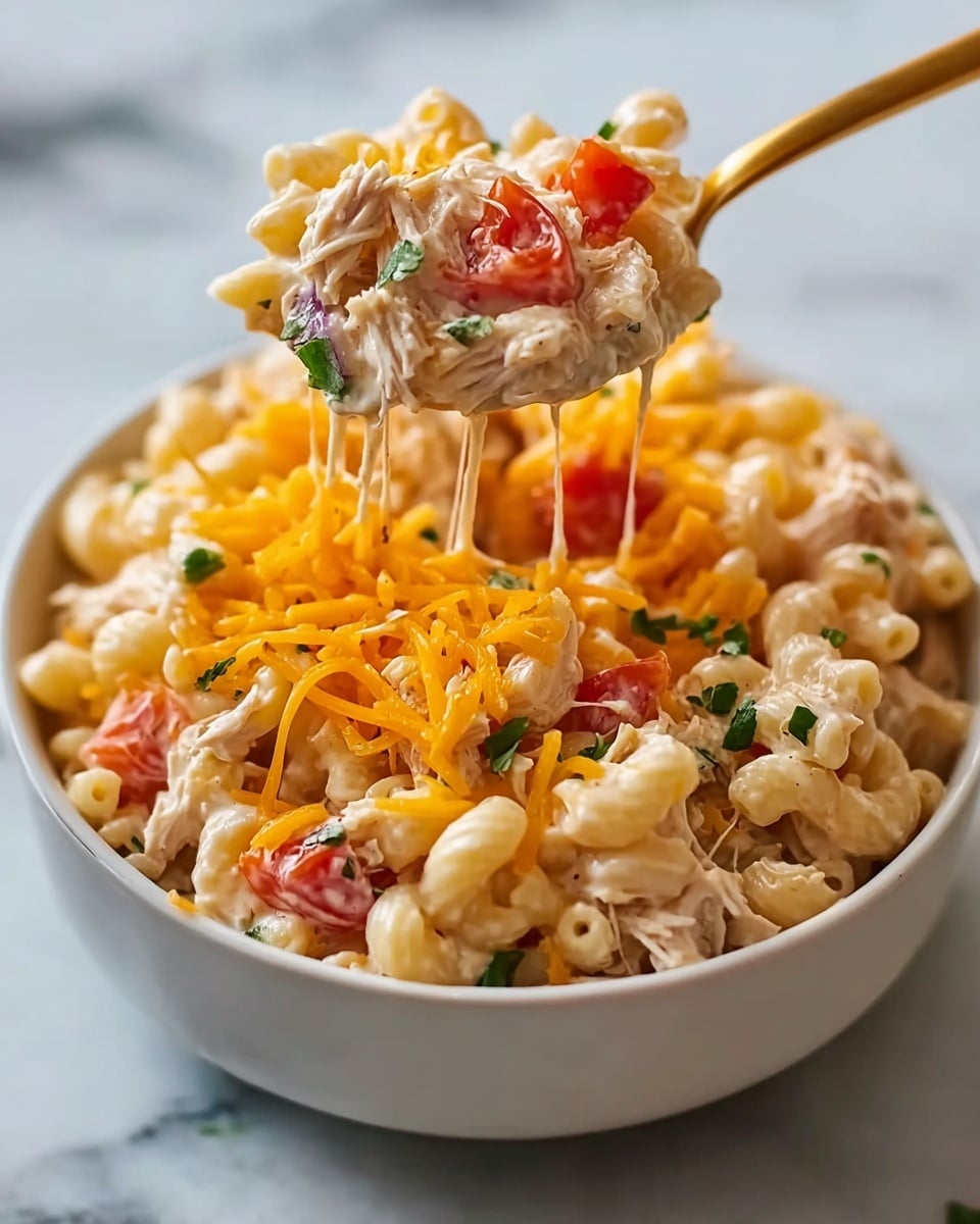 King Ranch Chicken Mac and Cheese Recipe - Recipe Image