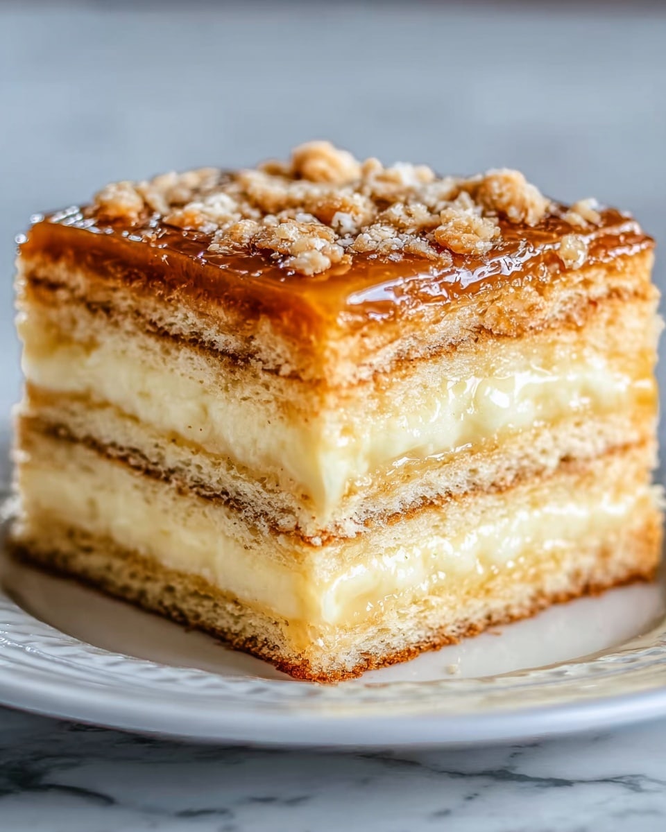 German Bee Sting Cake (Bienenstich) Recipe - Recipe Image