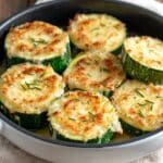 Baked Parmesan Zucchini Rounds Recipe
