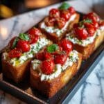 Italian Basil Chicken Cutlets with Tomato and Burrata Topping Recipe