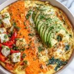 Egg Waffles with Romesco and Goat Cheese Recipe