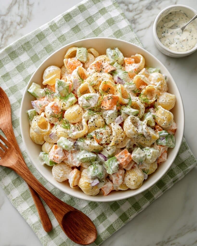 Dill Pickle Pasta Salad Recipe