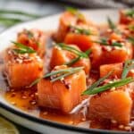 Bang Bang Salmon Bites with Spicy Sweet Chili Sauce Recipe