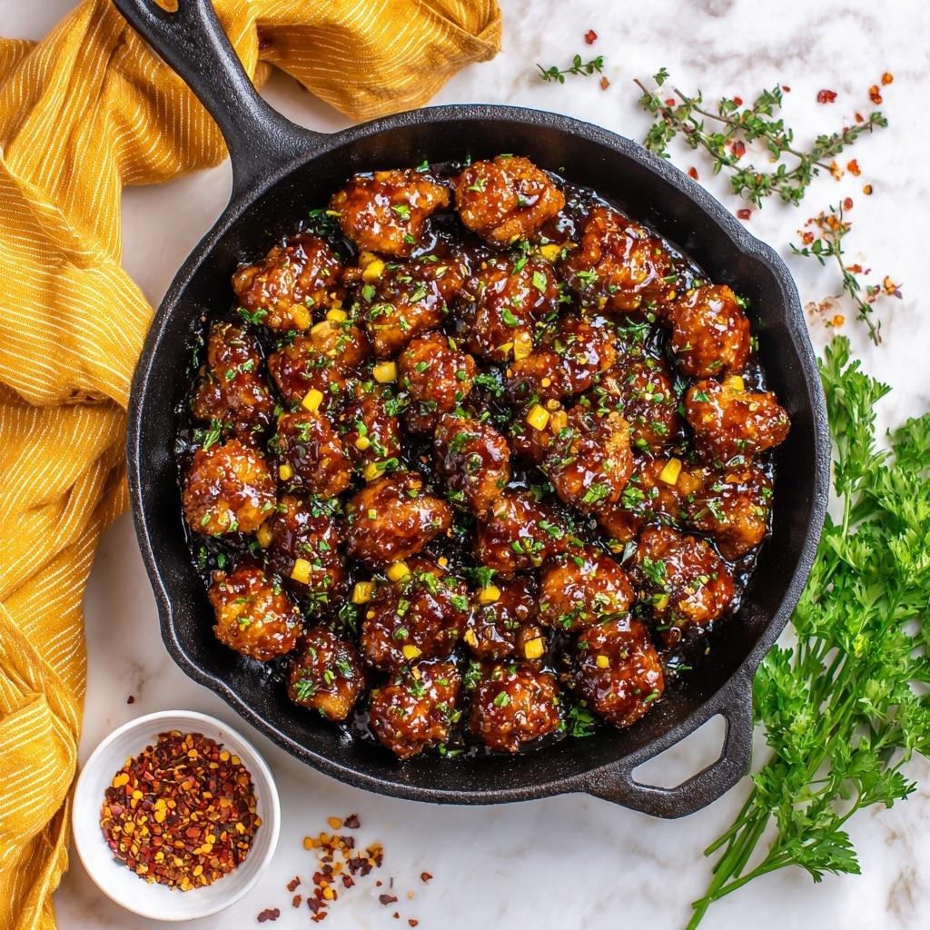 Honey Garlic Chicken Bites Recipe - Recipe Image