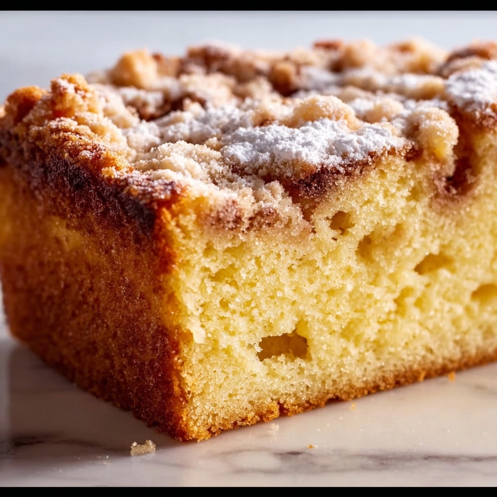 Cake Mix Coffee Cake with Cinnamon Streusel Recipe - Recipe Image