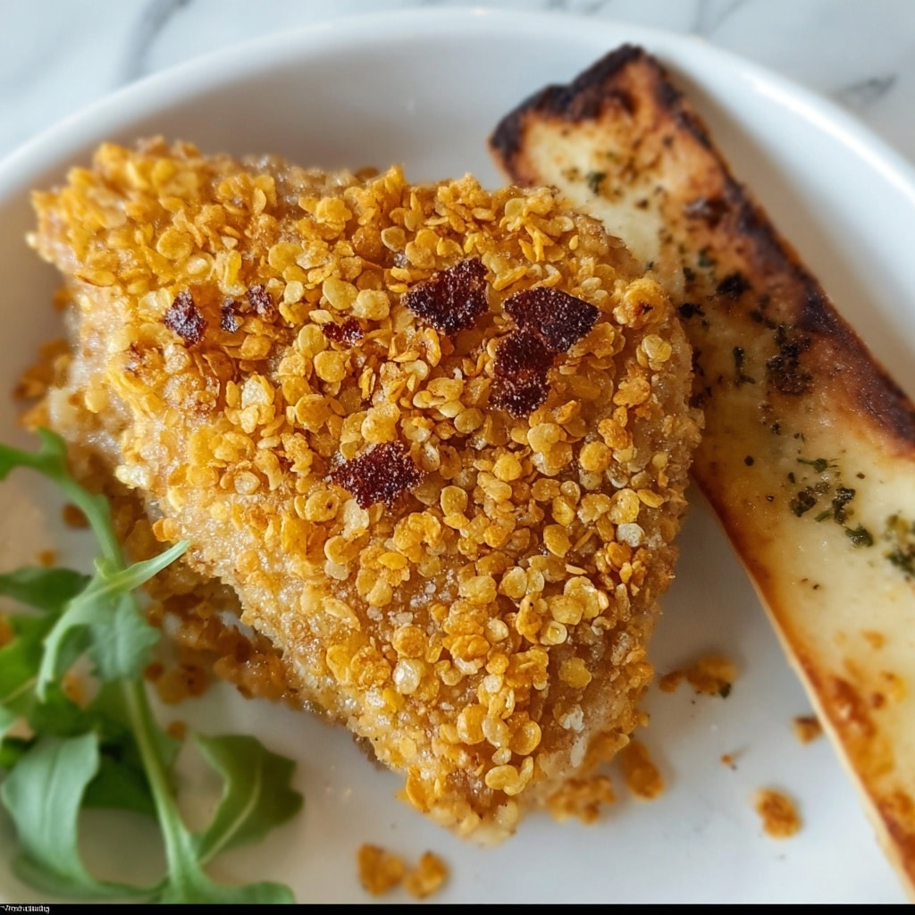 Crispy Cheddar Chicken Bake Recipe - Recipe Image