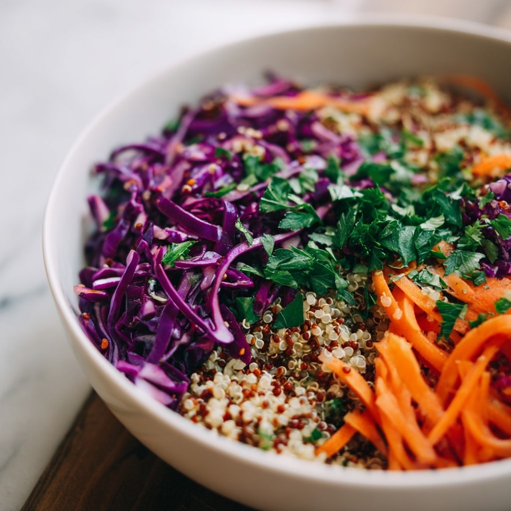 Quinoa Cabbage Salad Recipe - Recipe Image