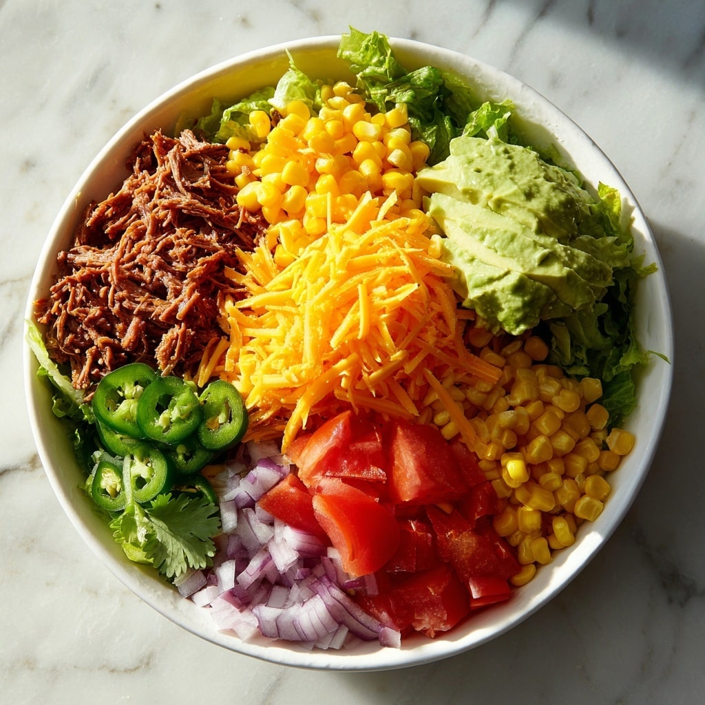 Taco Salad with Shredded Beef Recipe - Recipe Image