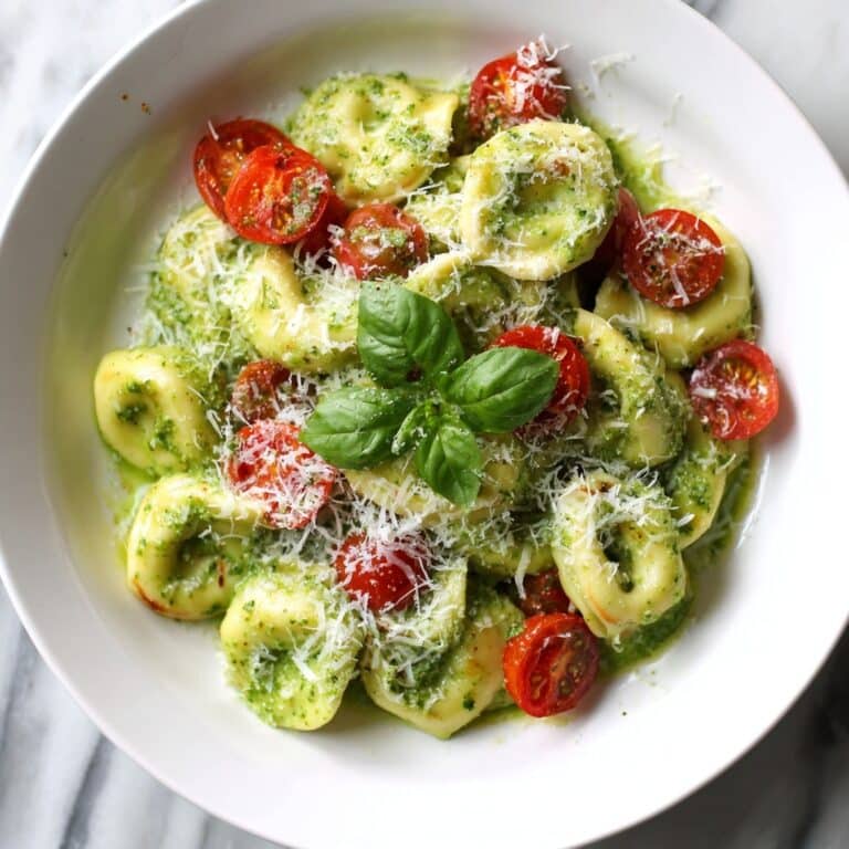 Pesto Tortellini Pasta Salad Recipe