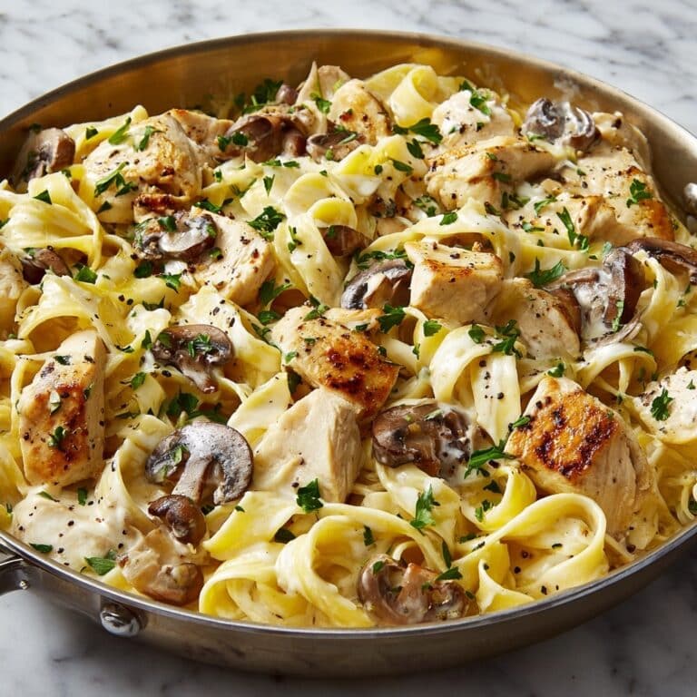 Creamy Chicken and Mushroom Pasta Recipe