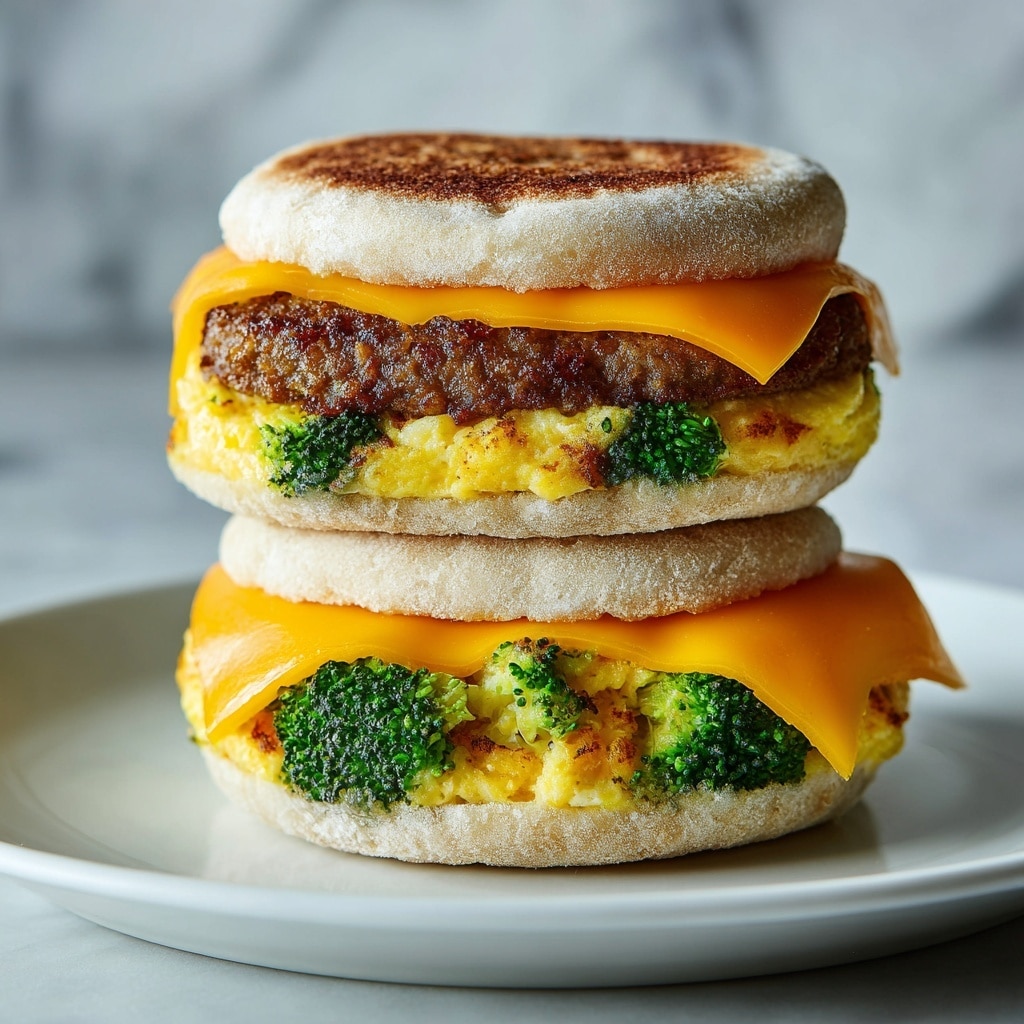 High Protein Vegetarian Breakfast Sandwiches Recipe