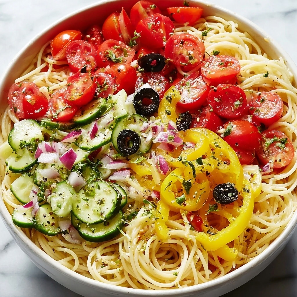 California Spaghetti Salad Recipe - Recipe Image