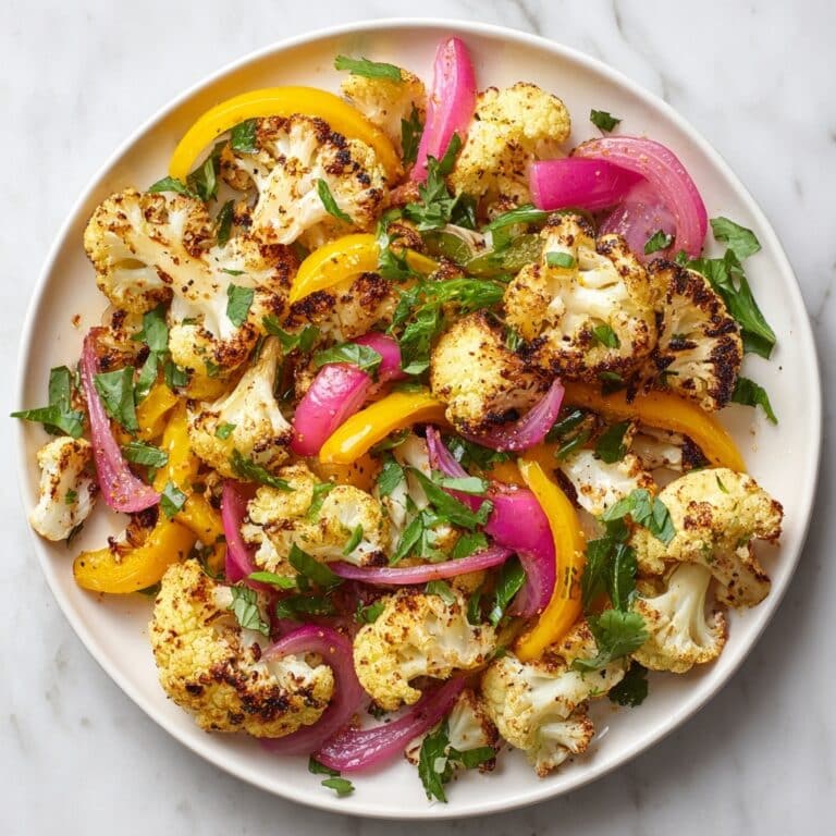 Roasted Cauliflower Salad with Dried Cherries, Nuts, and Lemon Zest Recipe