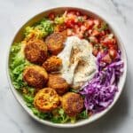Easy Chicken Falafel Bowls Recipe