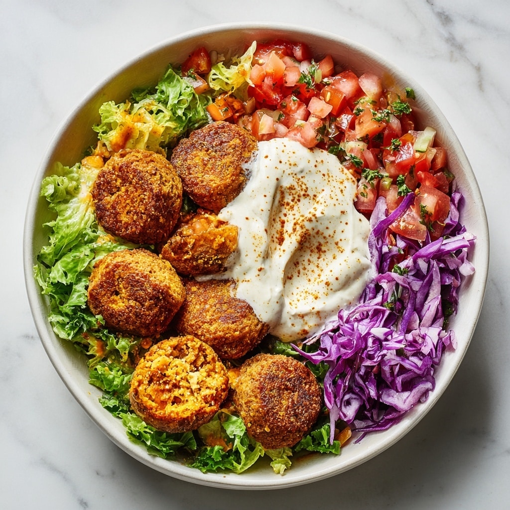Easy Chicken Falafel Bowls Recipe