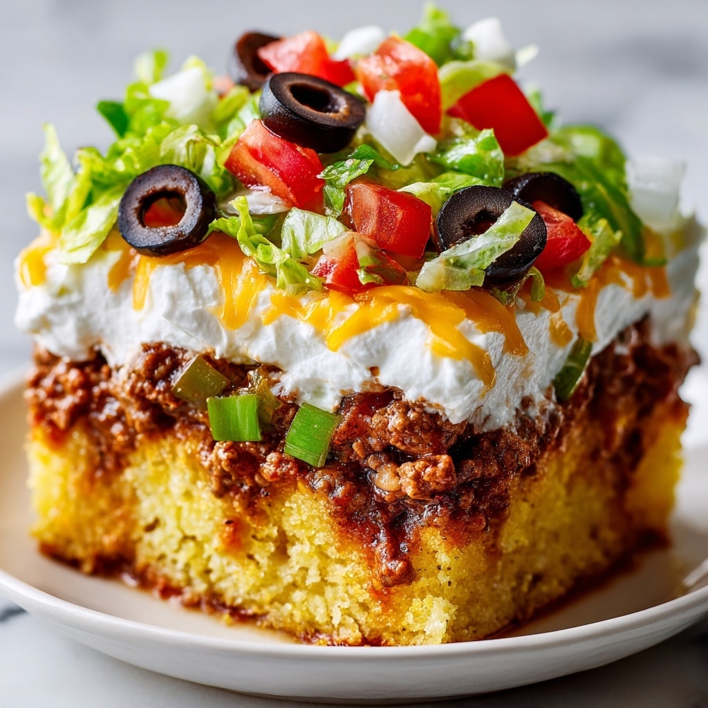 Cornbread Taco Bake Recipe