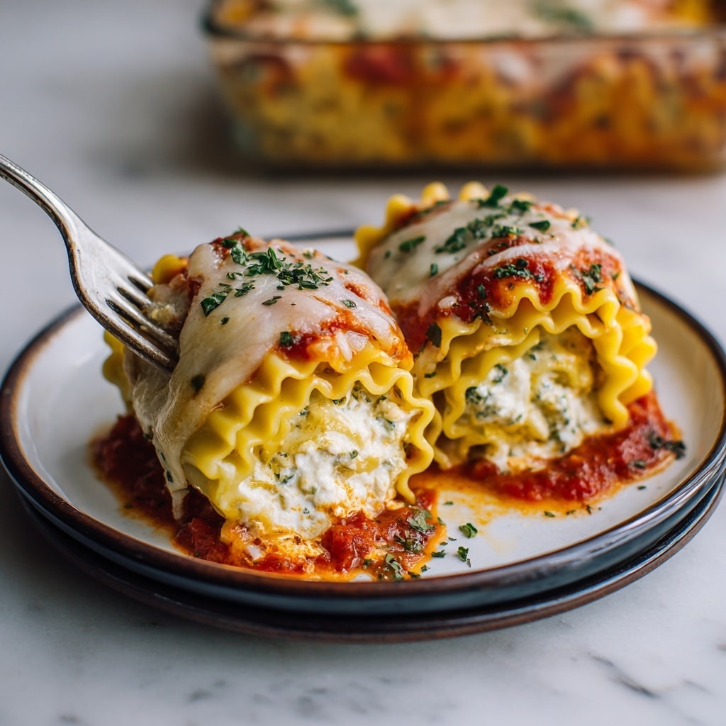 Lasagna Bolognese Roll-Ups Recipe - Recipe Image